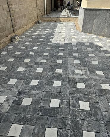 Тротуарная плитка: Тротуарная плитка, Квадрат, Бетонная, Для парка, Новый — 6