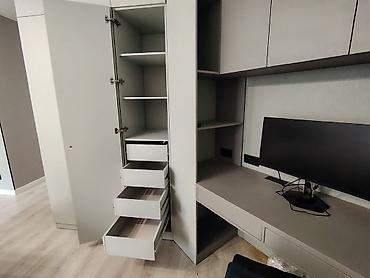 silver kitchen: Комплект офисной мебели, Новый, Шкаф, цвет - Серый — 1