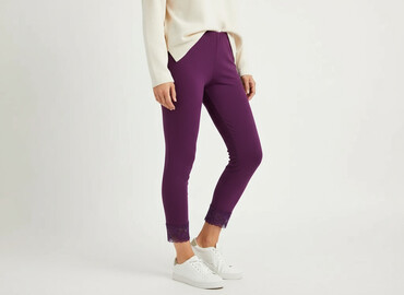 legginsy z lampasami wysoki stan: Janina, Legginsy rozmiar M