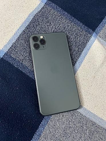 ıphone 12 pro max: IPhone 11 Pro Max, Б/у, 64 ГБ, Matte Midnight Green, Защитное стекло, Чехол, Коробка — 2