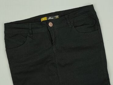 czarne rozkloszowane spódnice midi: House of Denim, Women`s skirt, size M