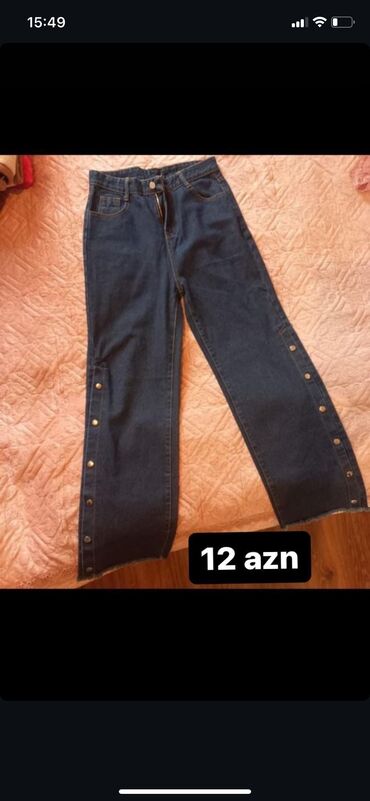 lasin şalvarlar: Брюки Zara, M (EU 38), L (EU 40), цвет - Синий