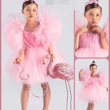 sat citizen: Nova kolekcija 🌸🍀🌸 Haljinica Flamingo 🦩🎀🦩 u kompletu sa rajfom 🩷 — 1