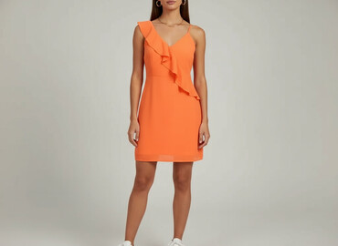 sukienka pomarańczowo różowa mohito: Top Secret, Women`s dress, size XS