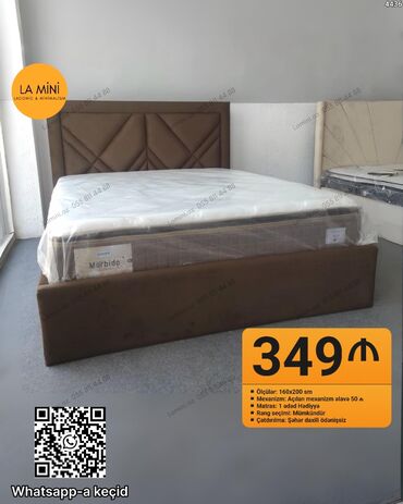 матрас надувной: İkinəfərlik çarpayı, Bazalı, Matras ilə, Siyirməli