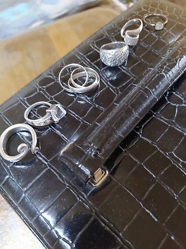 Серебряные кольца: Серебряные кольца,в отличном состоянии,почти новые, размеры 17-18-19 — 3