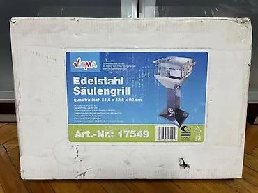 Sve za roštilj: Stojeći roštilj na ćumur od nerđajućeg čelika - Materijal: polirani — 6