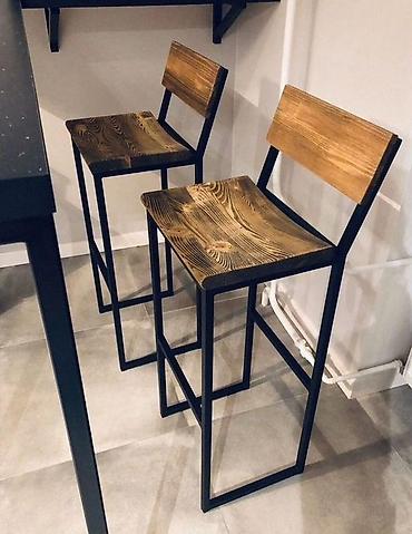 Табуретки: Барный стул лофт на заказ — 9