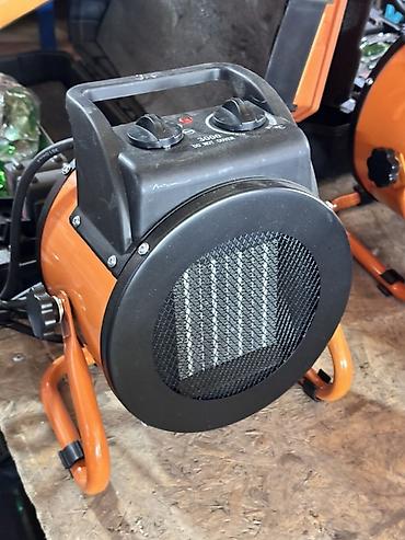 electric fan: Тепловая пушка Электрическая, более 2000 Вт, Термостат — 1