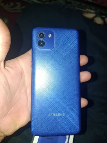 Samsung: Samsung Galaxy A03, Б/у, 64 ГБ, цвет - Синий, 2 SIM — 4