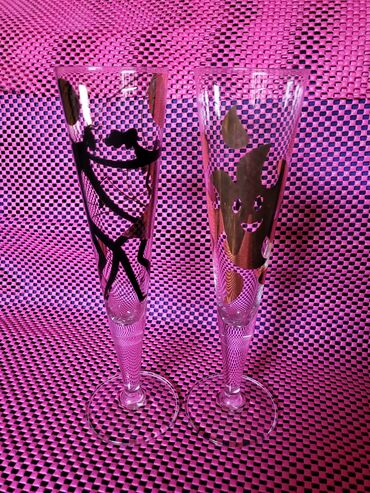 Čaše: Case kristal Ritzenhoff za dvoje,vinske Monica Moro i Anja Kroencke — 8