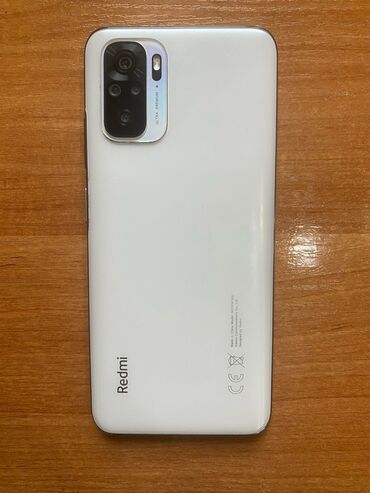 телефон нот 12: Xiaomi, Redmi Note 10, Б/у, 128 ГБ, цвет - Белый, 2 SIM