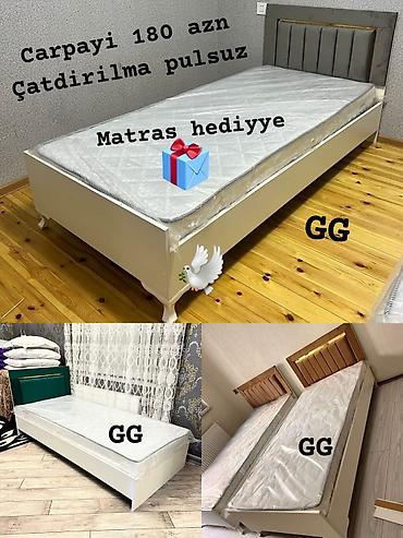 Yeni, Təknəfərlik çarpayı, Matras ilə lalafo.az -da Yeni, Təknəfərlik çarpayı, Matras ilə