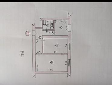 85000: 2 комнаты, 44 м², бульвар Эркиндик Хрущевка, 1 этаж, Свежий ремонт — 6