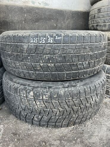 Шины: Шины 225 / 55 / R 18, Зима, Б/у, Пара, Легковые, Bridgestone