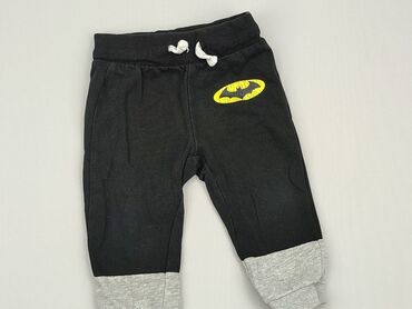 czarne legginsy dziecięce: Sweatpants, 12-18 months, condition - Good