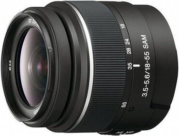 ucuz su filtirleri: Sony 18-55mm f/3.5-5.6 SAM DT Obyektiv Sony Alpha Digital SLR