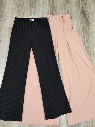 klasicne zenske pantalone: S (EU 36), M (EU 38), L (EU 40), Visok struk, Drugi kroj pantalona