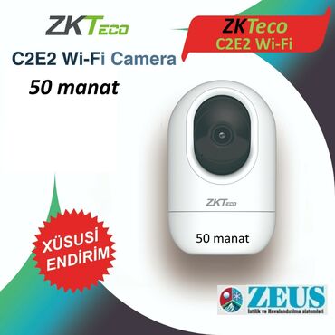 modem router wifi: ZKTeco C2E2 Wi‑Fi Kamera - Wi‑Fi bağlantılı daxili IP kamera -