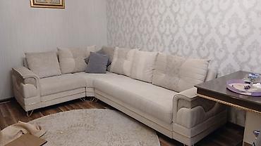 Divanlar: Künc divan, İşlənmiş, Açılan, Bazalı, Vеlur parça, Çatdırılma yoxdur — 1