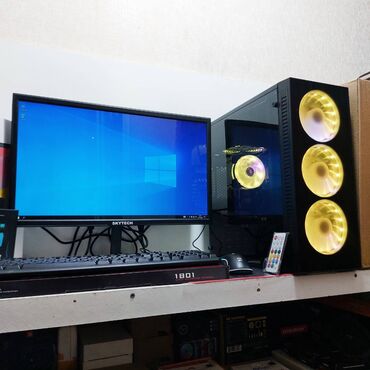 Masaüstü kompüterlər və iş stansiyaları: Oyun üçün Kompüter "RGB Gaming Core i5 4570 GTX1050 2GB 256GB NVME” — 14