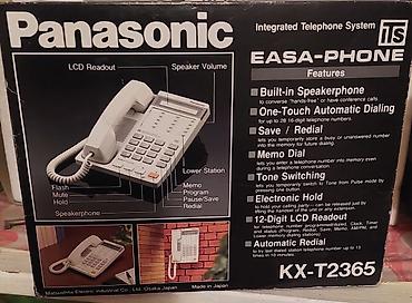 Stasionar telefonlar: Stasionar telefon Panasonic, Simli, Yeni, Ünvandan götürmə — 1