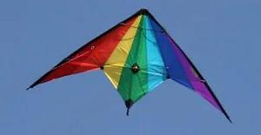 Dečije sportske igračke: Zmaј za upravljanje s dve ručke (stunt kite), trouglastog/delta — 3