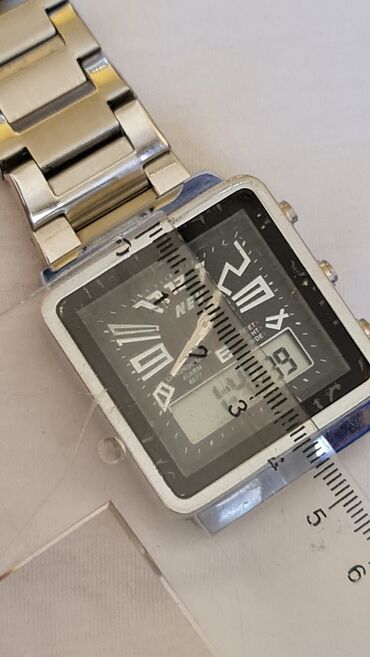 Ručni satovi: NEV hibridni ručni sat – analogno/digitalni - Kućište pravougaonog — 4