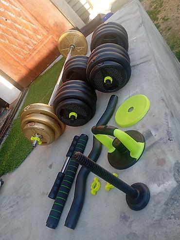 Ştanqlar və ştanq diskləri: Ştanq, Çəki: 65 kq, Yeni — 15