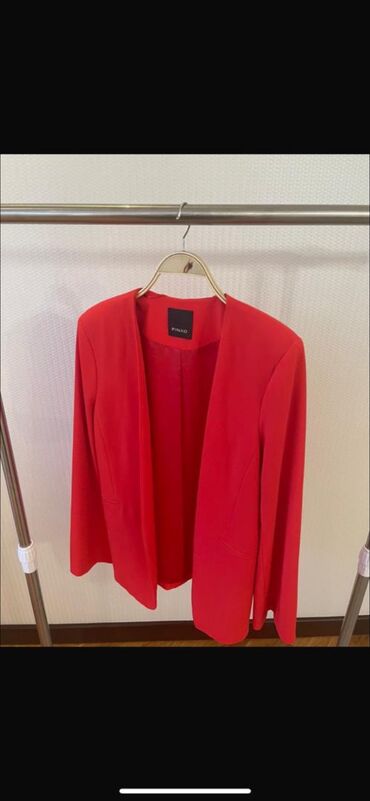 теплый пиджак: Пиджак Pinko, цвет красный, размер M-l, новый, цена 5500