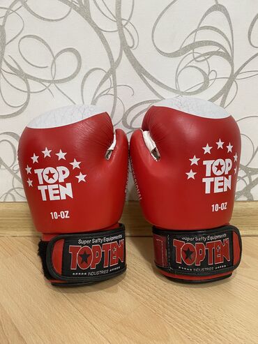 Спорт жана эс алуу: Боксерские перчатки TOPTEN 10-oz
В хорошем состоянии