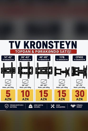 TV Kronşteynləri – topdan və pərakəndə satış Modellər və uyğunluq: -