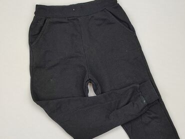 spodnie blyszczace czarne: Sweatpants, condition - Good