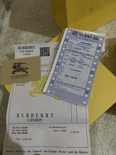 Kəmərlər: Burberry Lux kəmər 1:1 lux. Istifadə olunmayıb yayda sifarişlə — 4