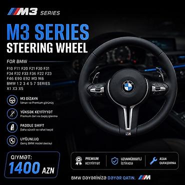 m3 gtr: M3 Series sükan — BMW üçün Xüsusiyyətlər: - M3 dizaynı: idman və — 1