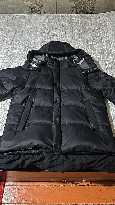 джинсовая куртка с мехом levis: Мужская куртка, M, L, Burberry, Б/у, цвет - Черный, Самовывоз, Платная доставка — 1