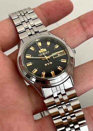 Qol saatları: İşlənmiş, Qol saatı, Orient, rəng - Qara — 1