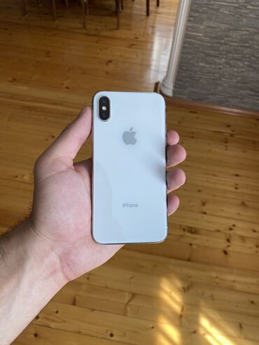 iphone 5 ekran qiymeti: IPhone X, 64 GB, Ağ, Simsiz şarj