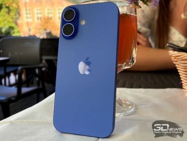Apple iPhone: IPhone 16, 128 ГБ, Зарядное устройство, Защитное стекло, Кабель, 97 %