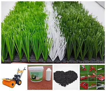 искуственная зелень: Искусственная футбольная трава XIAOUGRASS 40 мм 50 мм - Назначение — 8