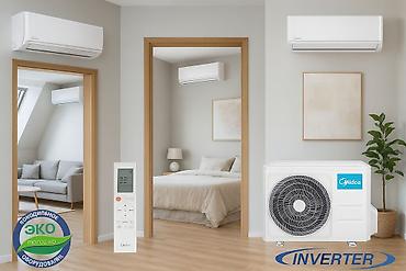 мультисплит: Мультисплит-система, Midea, Новый, Более 100 м², Инверторный — 1