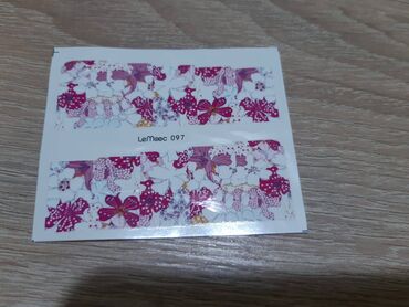 Nega noktiju: Vodene slicice za nokte 
Cena je za komad 20din — 14