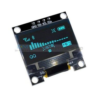 chip: Arduino STM32 0.96" I2C IIC Serial 128 X 64 128*64 White OLED LCD LED