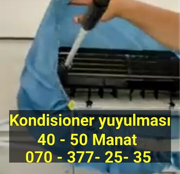 Kondisionerlər: Təmir, Split kondisionerlər, Frion vurulması, Zəmanətlə, Pulsuz diaqnostika
