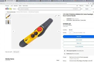 Dizalice: *** SUPER AKCIJA *** #2774 Palica za kontrolu rada dizalice - DEMAG — 9
