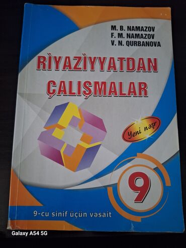 Digər kitablar və jurnallar: YENIDIRRR 📘 Namazov – Riyaziyyat 9-cu sinif Çalışmalar kitabı 🔹