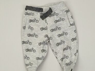 spodnie dla szczupłego chłopca: Spodnie dresowe, F&F, 3-6 m, stan - Dobry