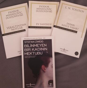 mektebe hazirlasiriq 2 ci kitab: Yer altından notlar- 4 azn Ev sahibesi- 5 azn İnsan ne ilə yaşar- 3