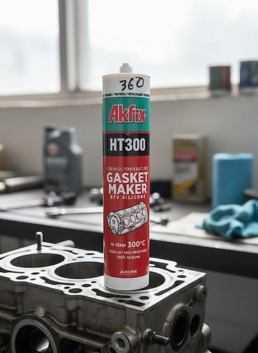 термостойкий герметик: Akfix HT300 — высокотемпературный силиконовый герметик-прокладка (RTV — 1
