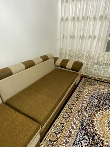 Мебель: Модульный диван, цвет - Серый, Б/у